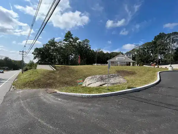 Commercial municipal lot cleanup - Before